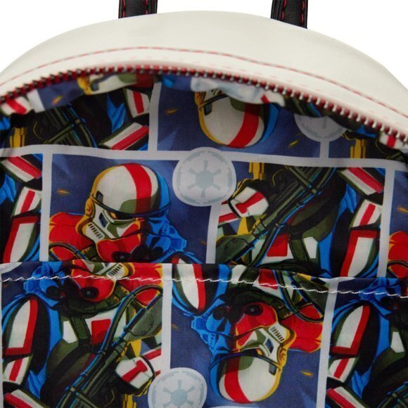 Loungefly Disney Star Wars Incinerator Trooper Cosplay Mini Backpack Exclusive - Picture 4 of 5